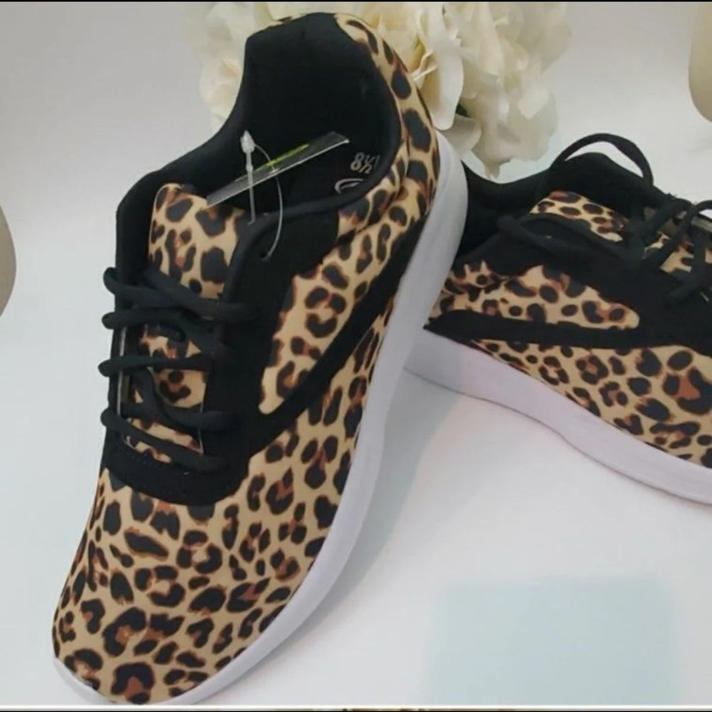 Athletic works shoes cheetah print